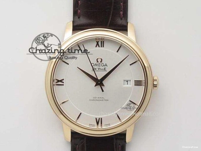 0503 Casual De Ville SS DIWF 1:1 Best Edition White Dial RG Markers on SS Bracelet MIYOTA 7847